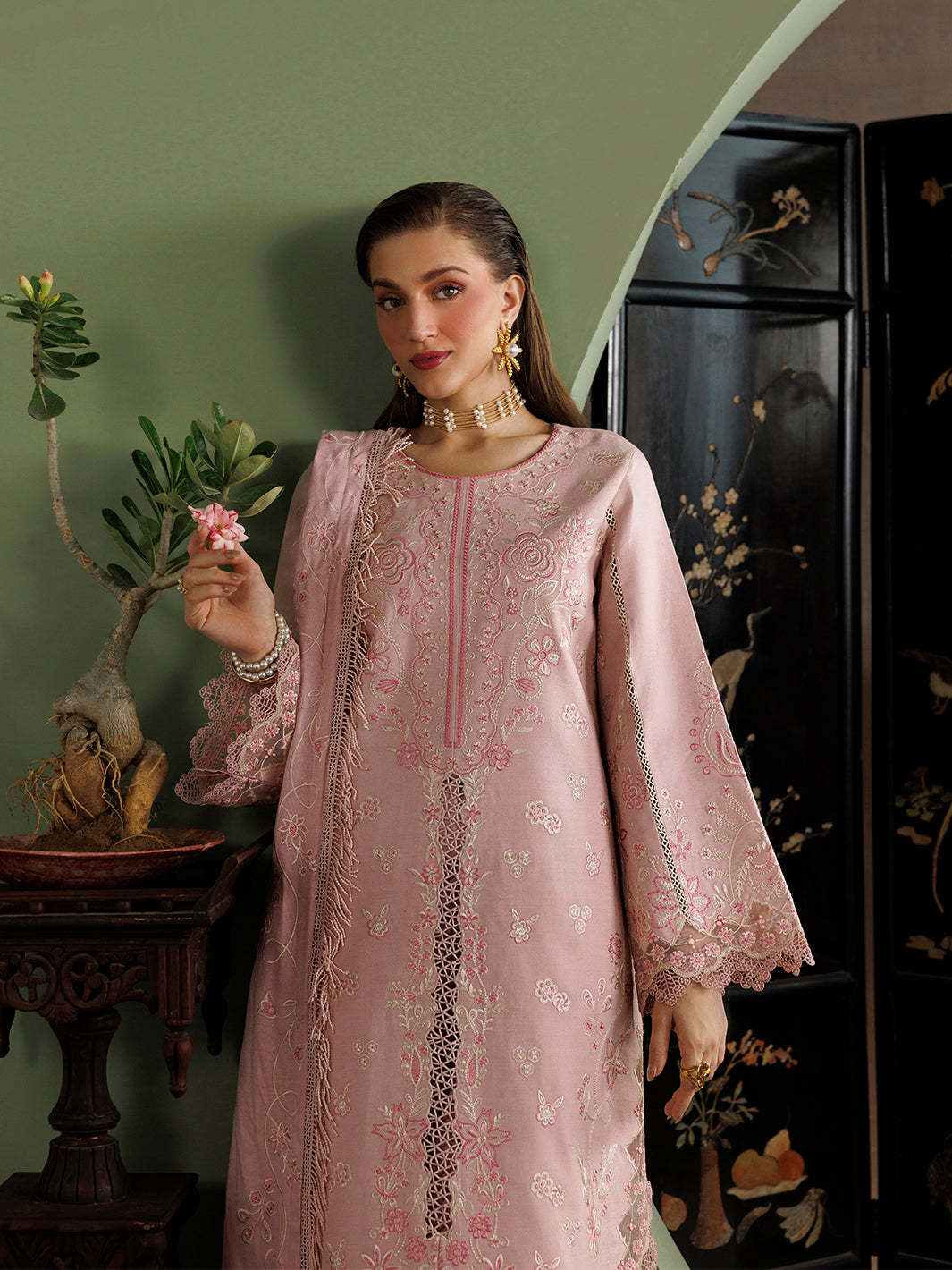 KA- 01 | 3 PC Winter By Hussain Collection