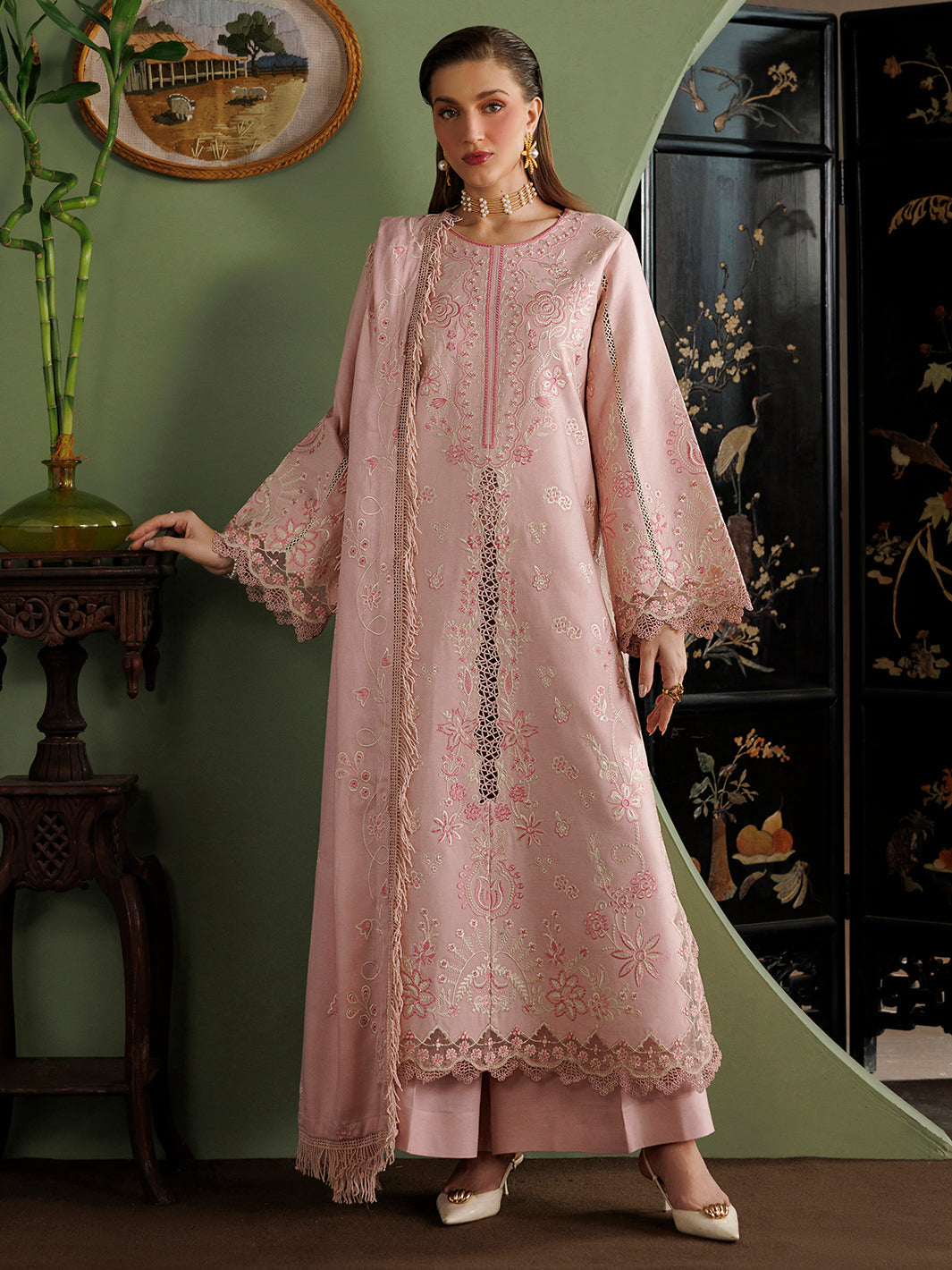 KA- 01 | 3 PC Winter By Hussain Collection Main image