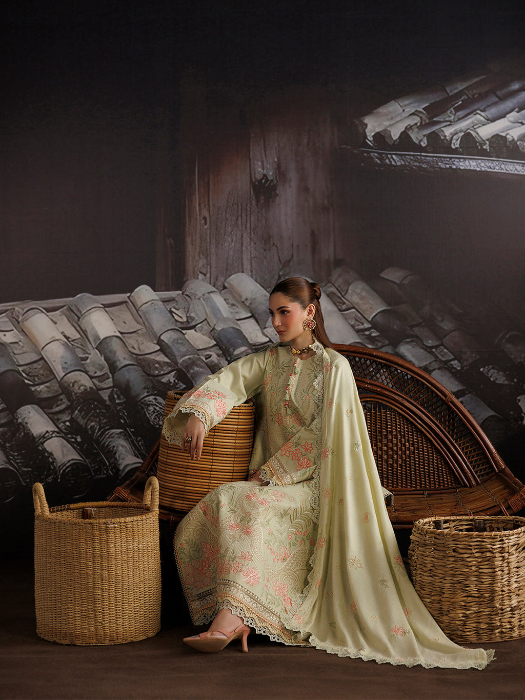 KA- 02 | 3 PC Winter By Hussain Collections