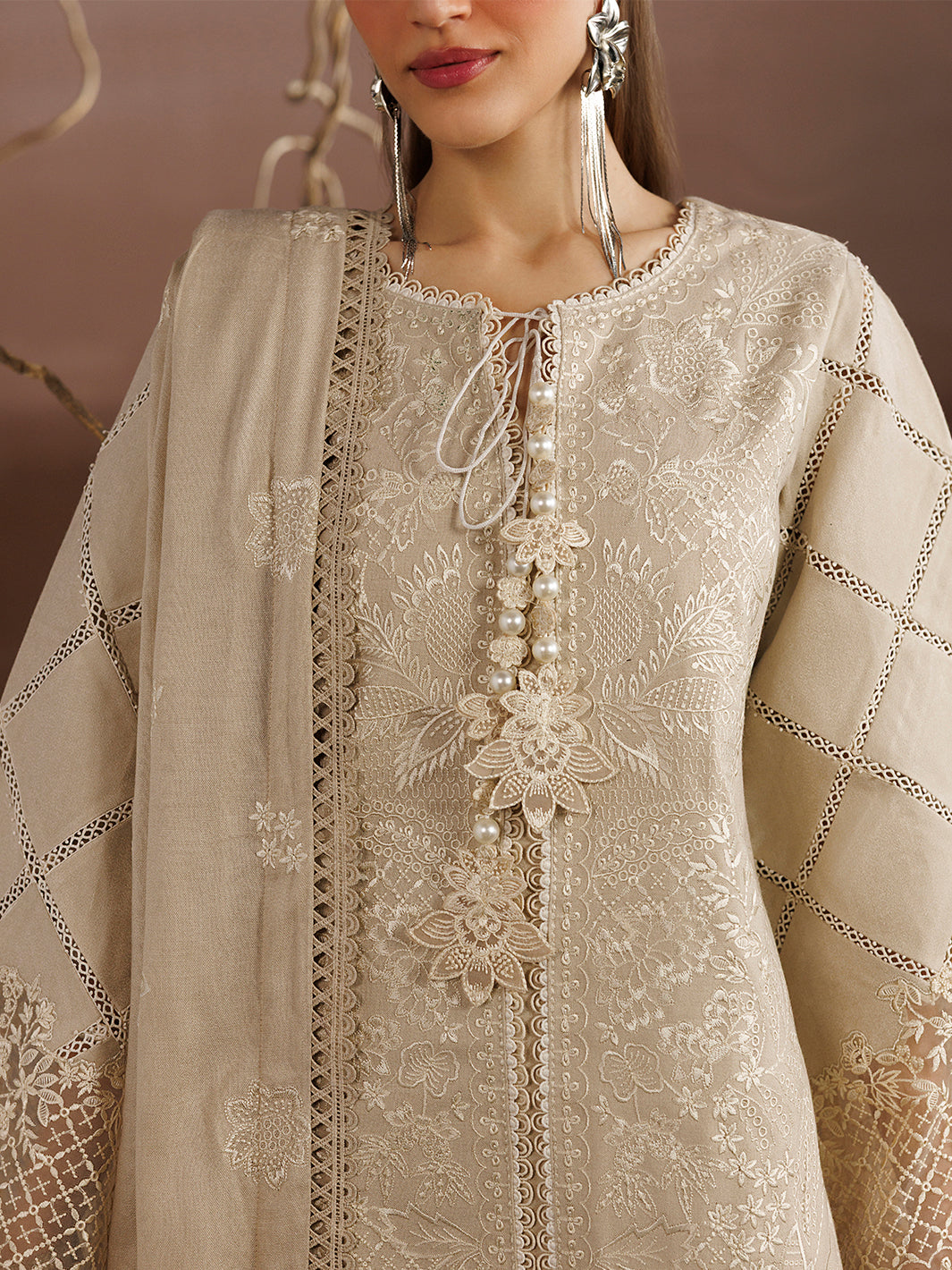KA- 04 | 3 PC Winter By Hussain Collection Secondary image