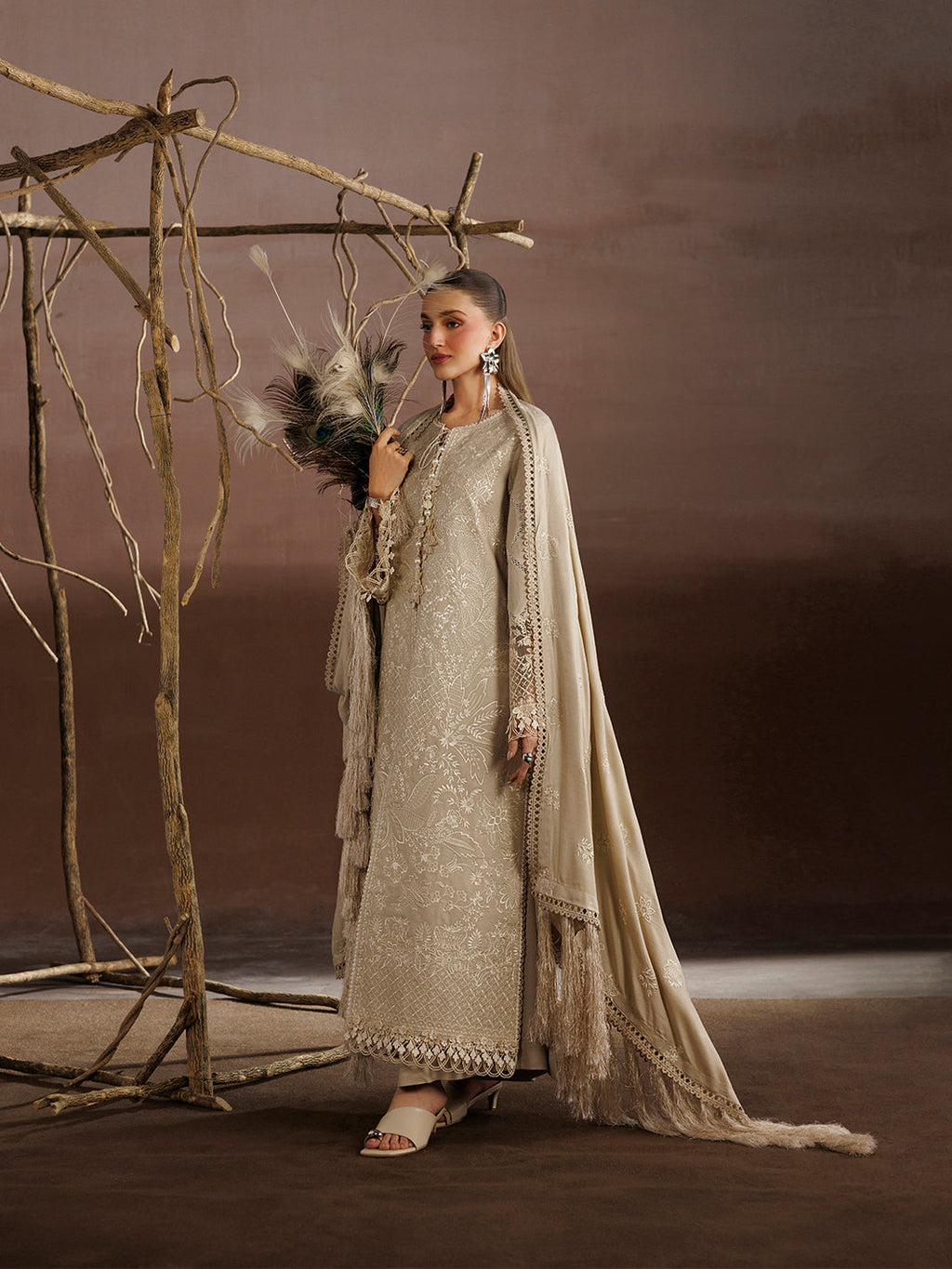 KA- 04 | 3 PC Winter By Hussain Collection