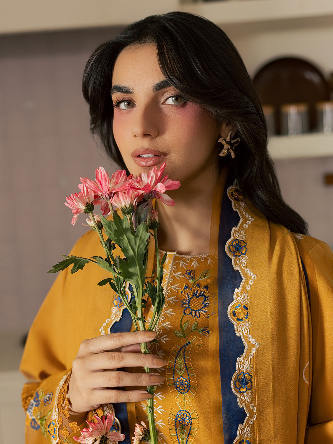 FI-02 | 3 PC Marina By Hussain Collections