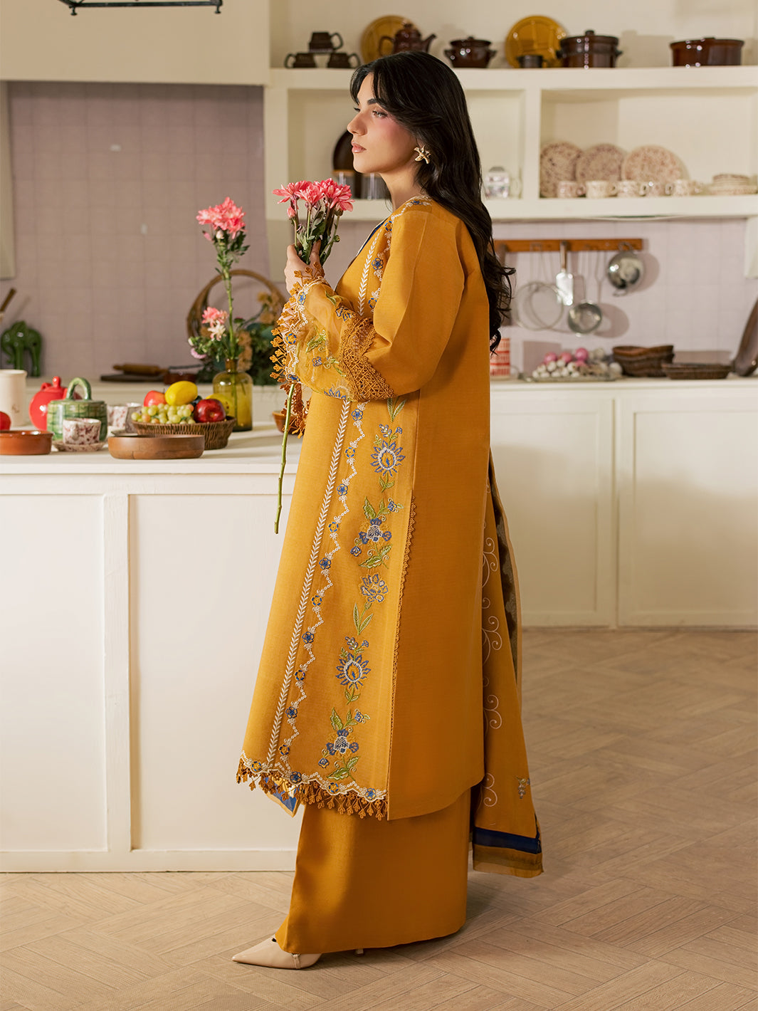 FI-02 | 3 PC Marina By Hussain Collections