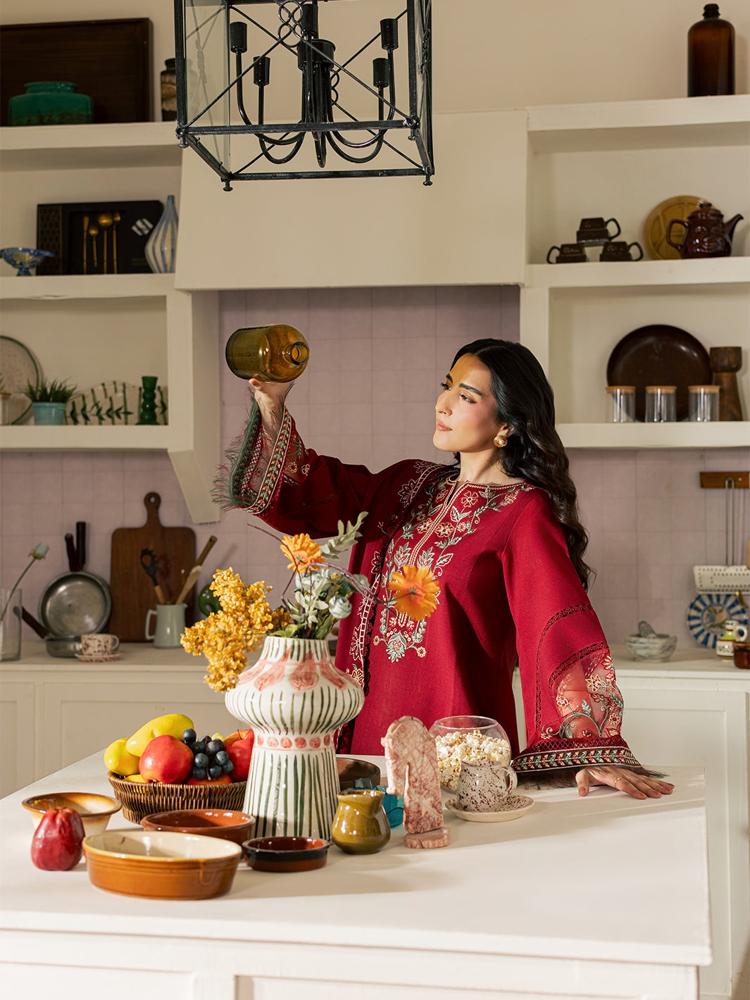 FI-08 | 3 PC Marina By Hussain Collections