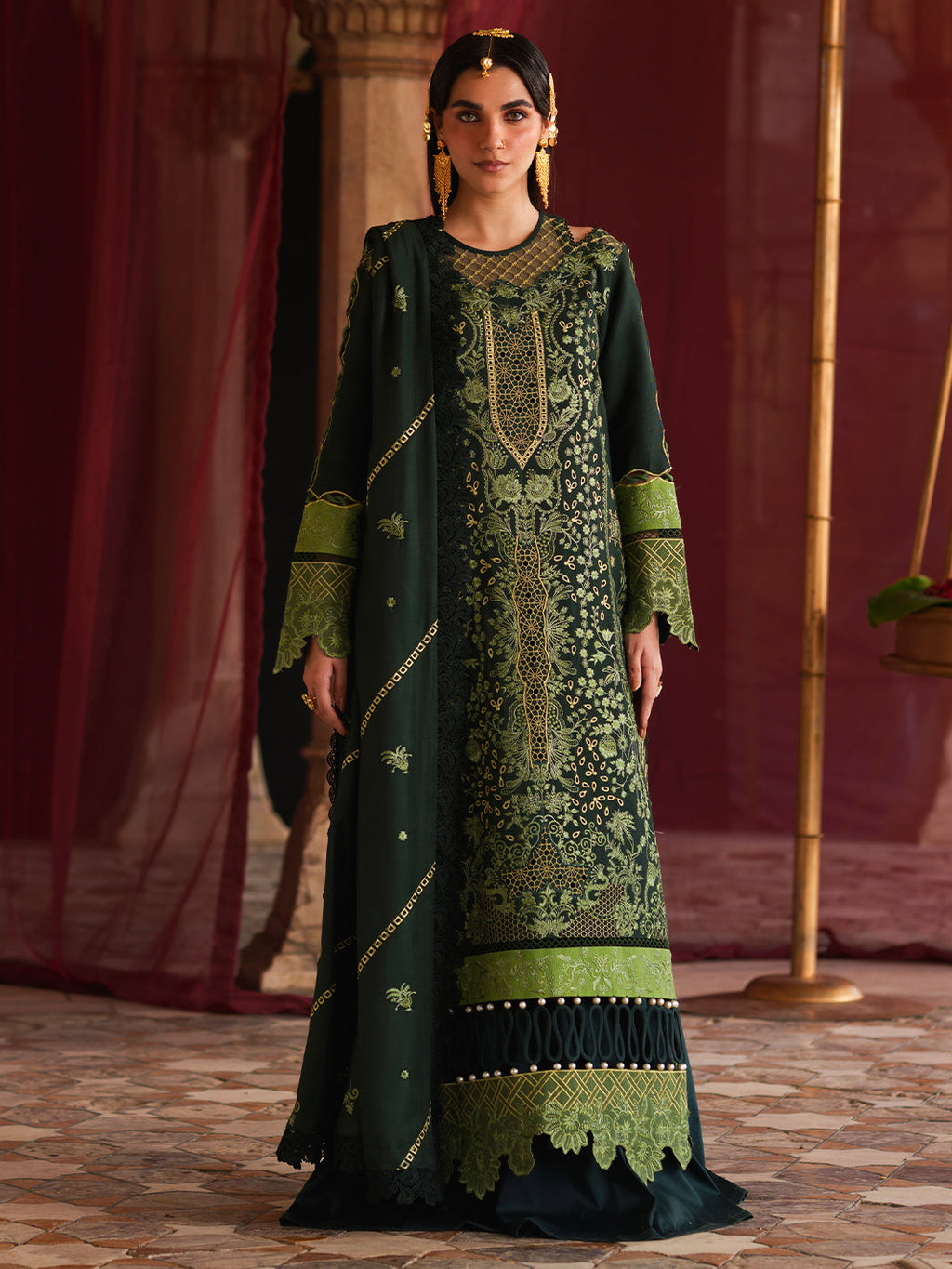 MS-02 | 3 PC KARANDI By Hussain Collections