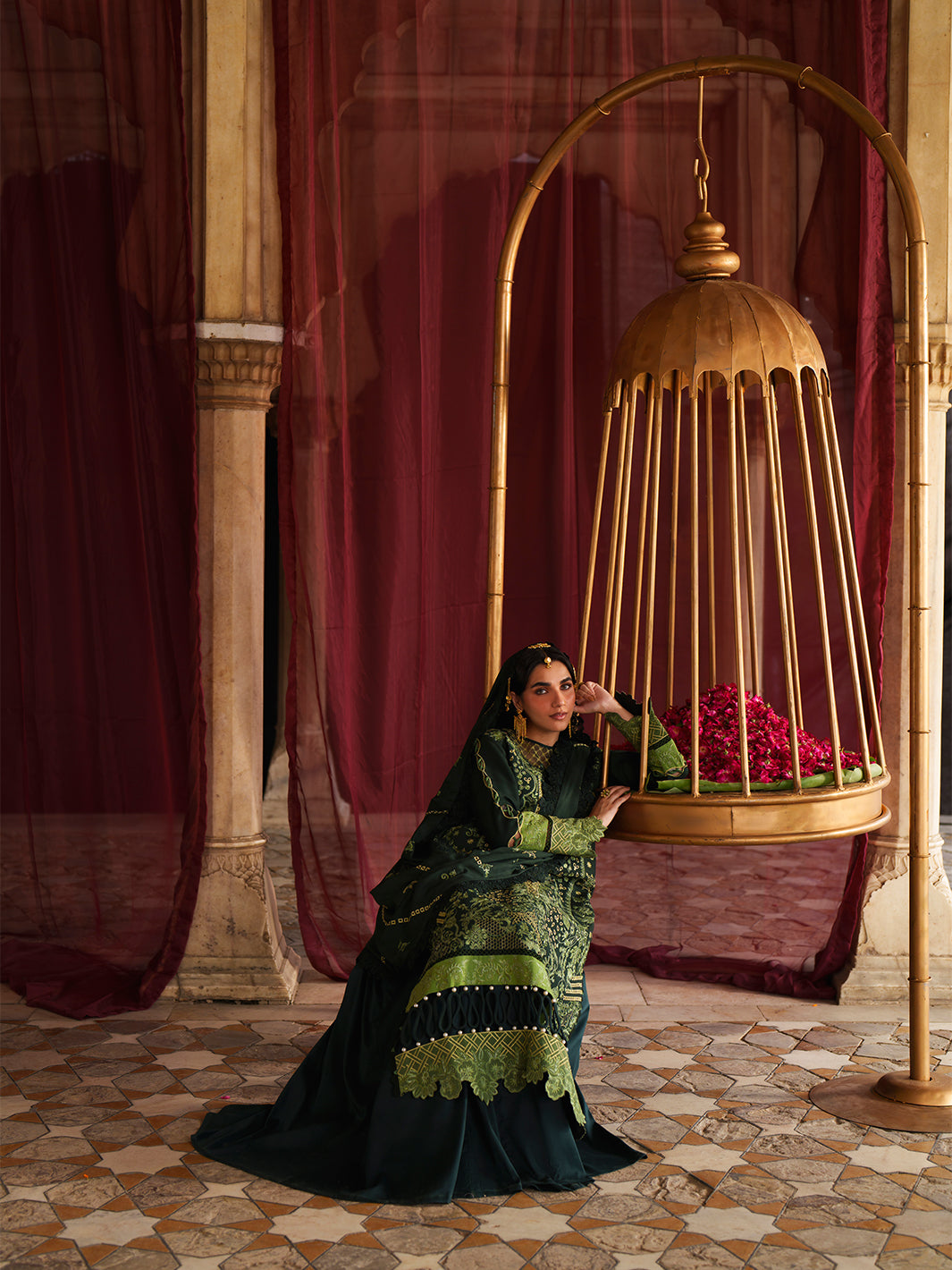 MS-02 | 3 PC KARANDI By Hussain Collections