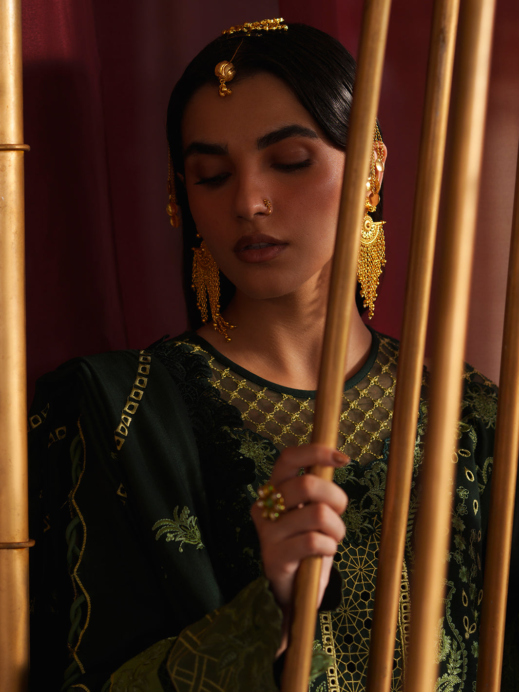 MS-02 | 3 PC KARANDI By Hussain Collections Secondary image