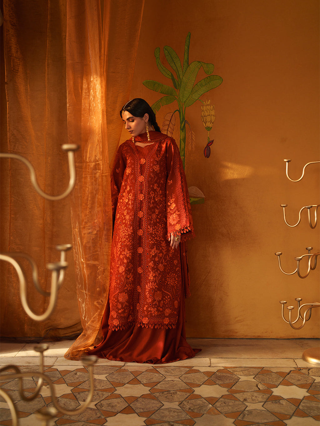 MS-03 | 3 PC KARANDI By Hussian Collections