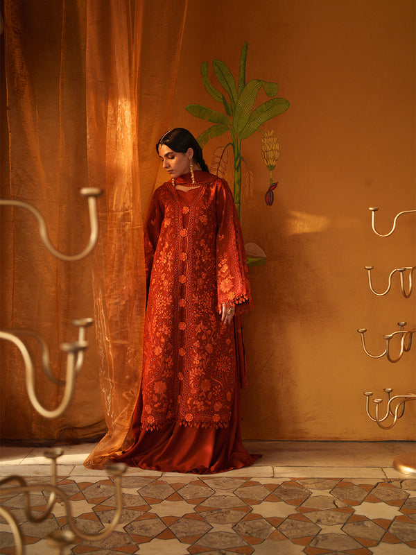 MS-03 | 3 PC KARANDI By Hussian Collections