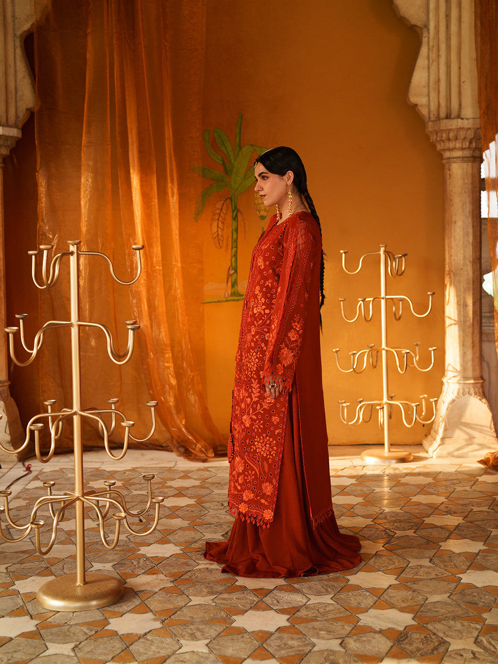 MS-03 | 3 PC KARANDI By Hussian Collections