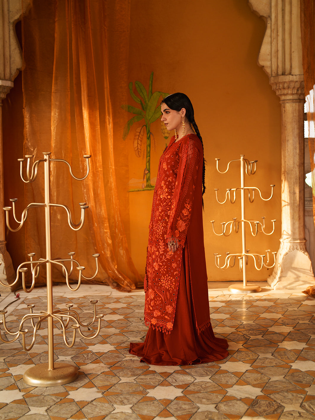 MS-03 | 3 PC KARANDI By Hussian Collections