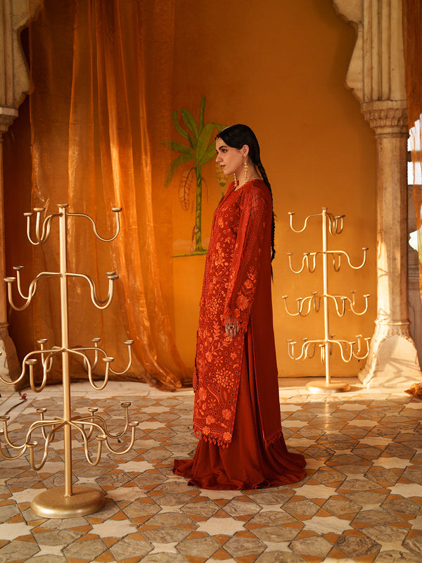 MS-03 | 3 PC KARANDI By Hussian Collections