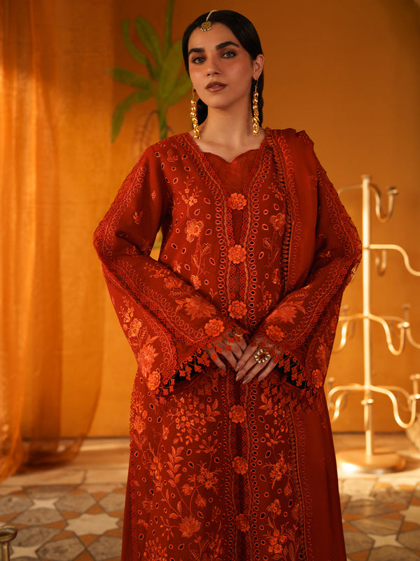 MS-03 | 3 PC KARANDI By Hussian Collections