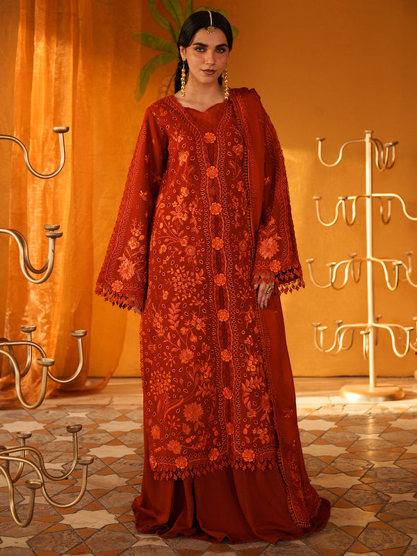 MS-03 | 3 PC KARANDI By Hussian Collections