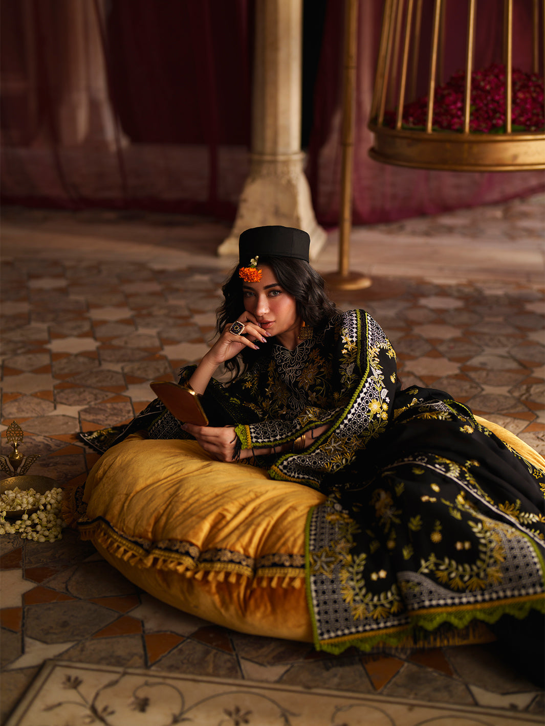 MS-05 | 3 PC KARANDI By Hussain Collections Secondary image